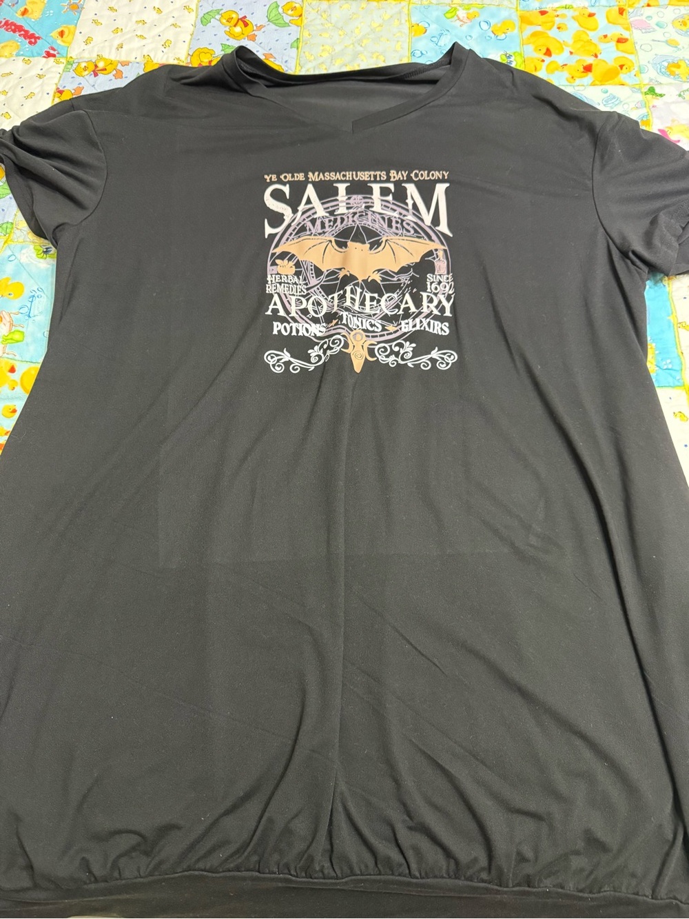 Black Salem Apothecary Graphic Women’s T-Shirt Dress